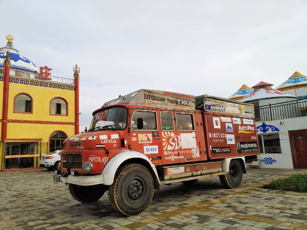 Truck Vehicle Tour Latvia-China in 2017