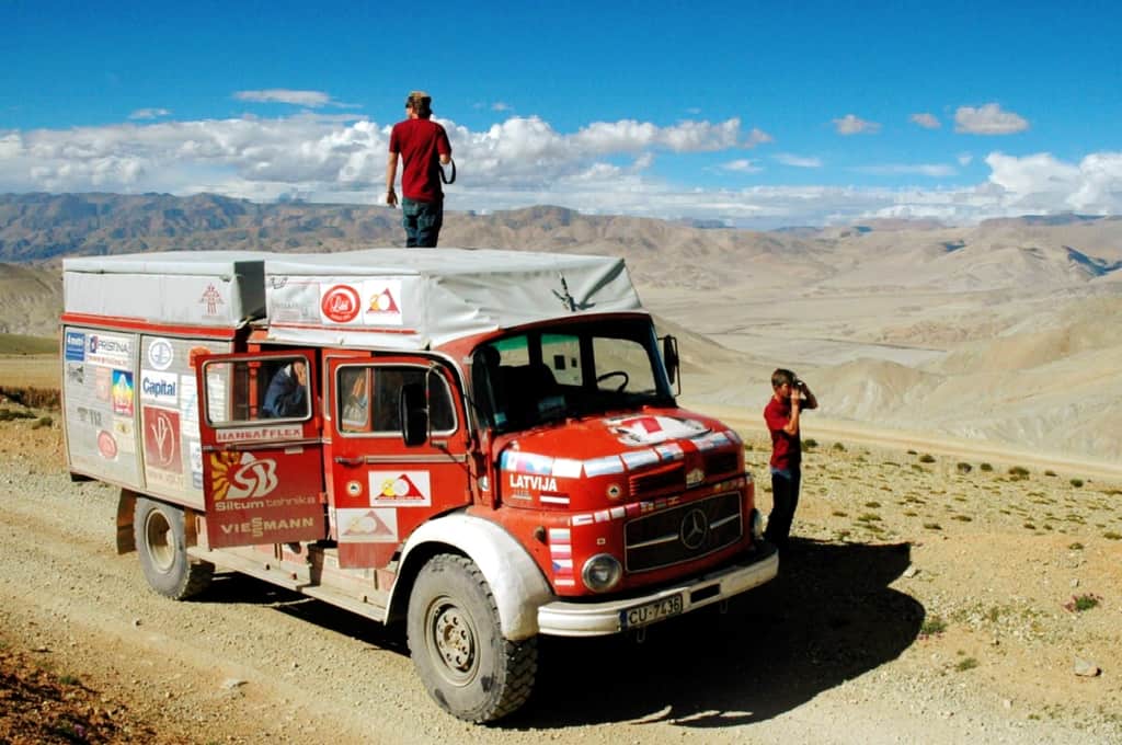 Truck Vehicle Tour Latvia-China in 2017