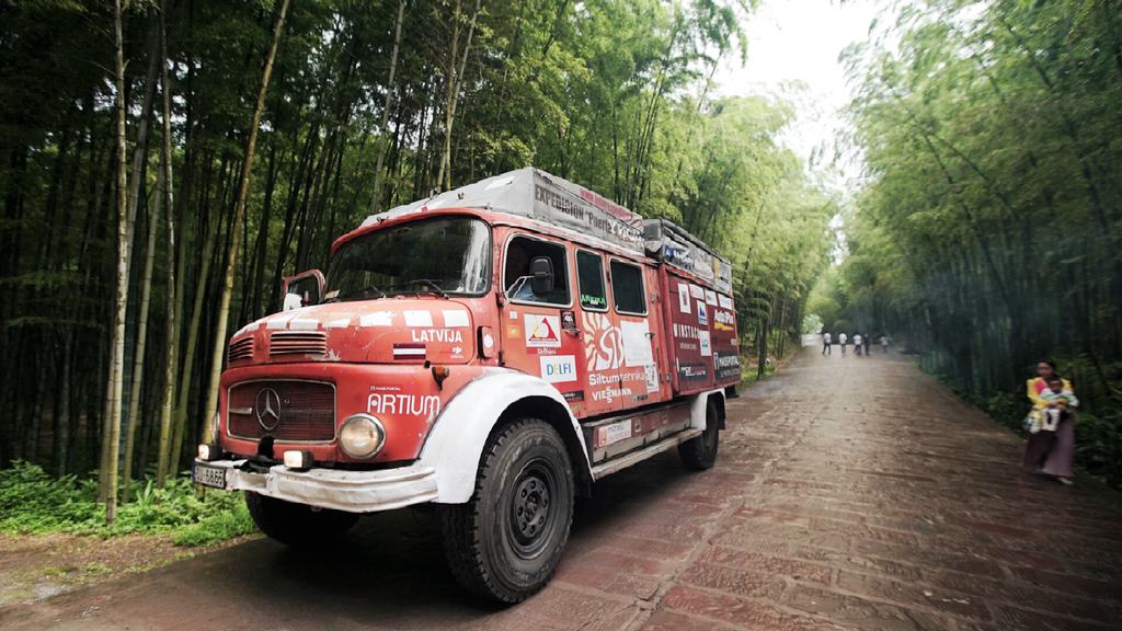 Truck Vehicle Tour Latvia-China in 2017