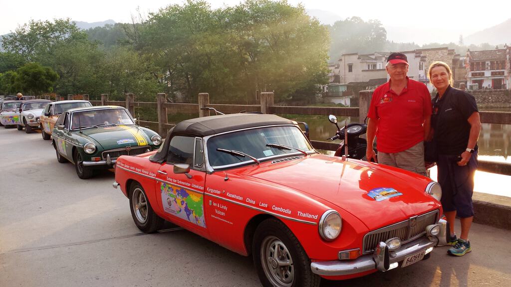 MGB Classic Car Tour Australia-China in 2017