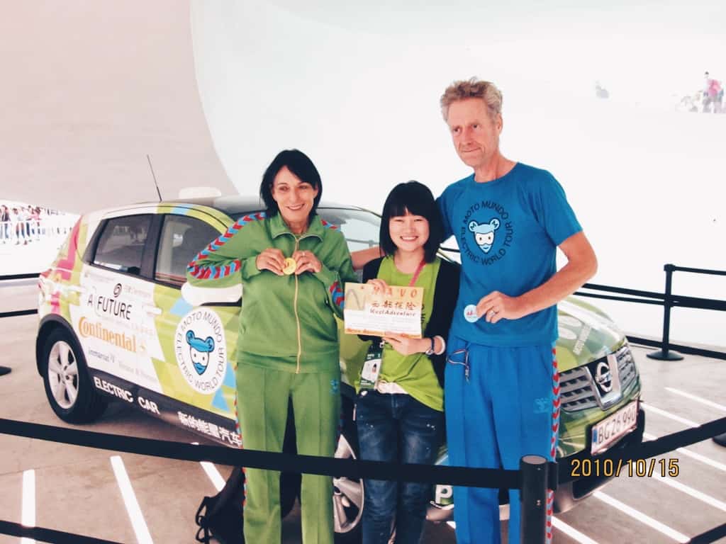 Electric Car World Tour Danmark-China in 2010
