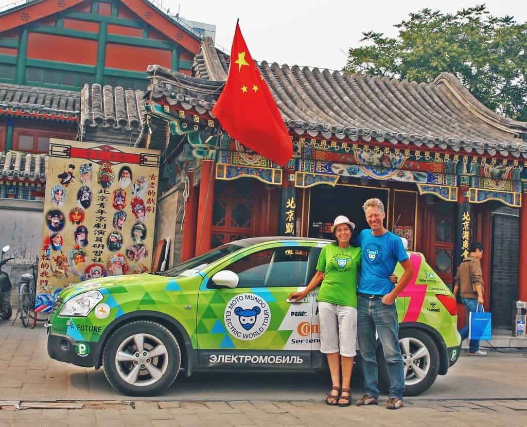 Electric Car World Tour Danmark-China in 2010