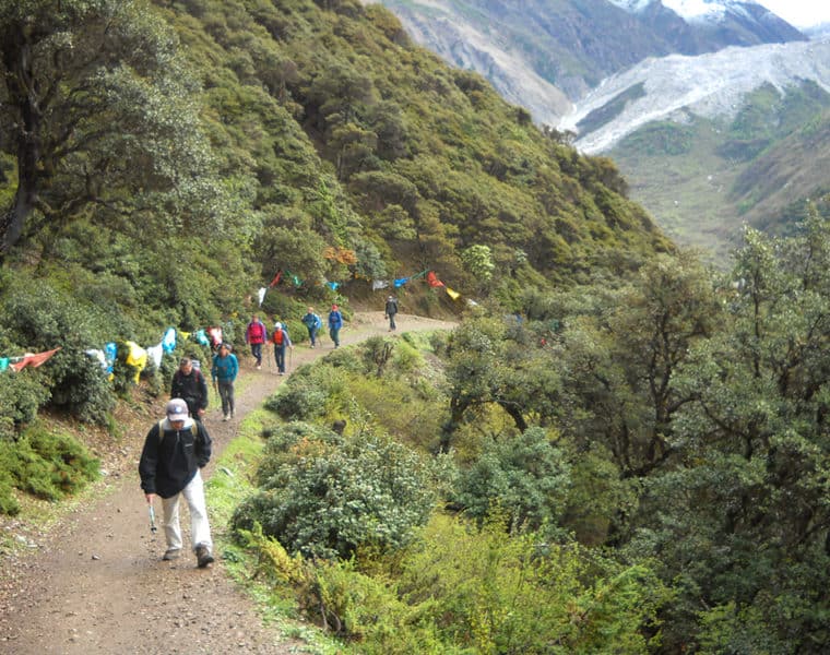 amnye machen trekking tour 20tage