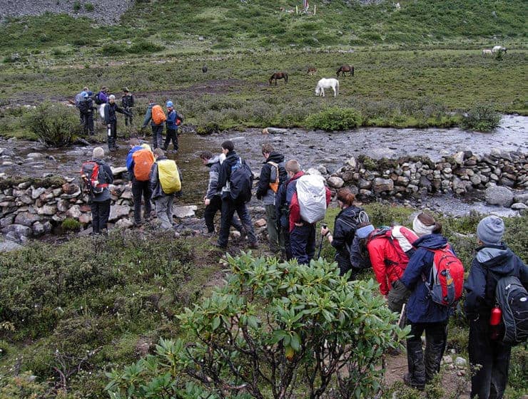 wanderung auf einzugsgebiet des lijiang flusses 15tage
