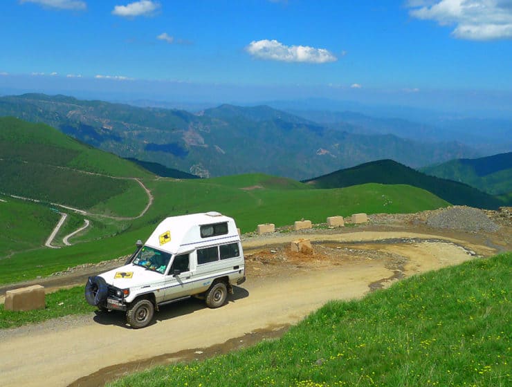 überland entlang qinghai tibet strasse