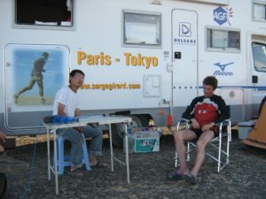 Mr.Serge Gerard,Running from Paris to Tokyo via China