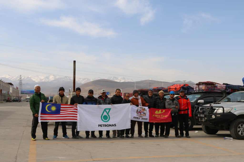 2018 malaysische Gruppe fuhr durch China 08