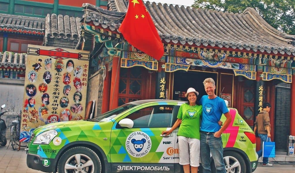 Electric Car World Tour Danmark-China in 2010