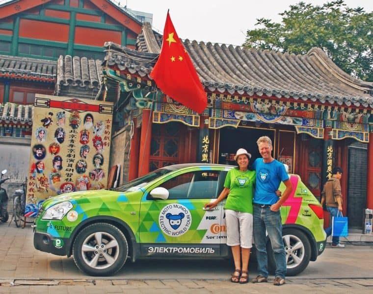 Electric Car World Tour Danmark-China in 2010