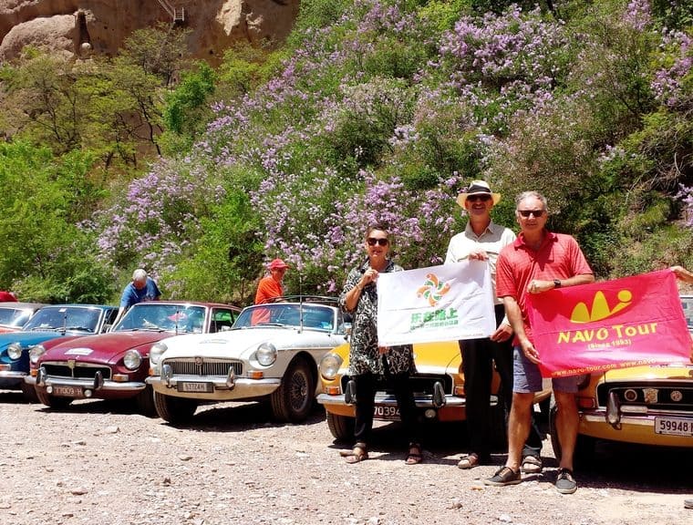 MGB Classic Car Tour Australia-China in 2017