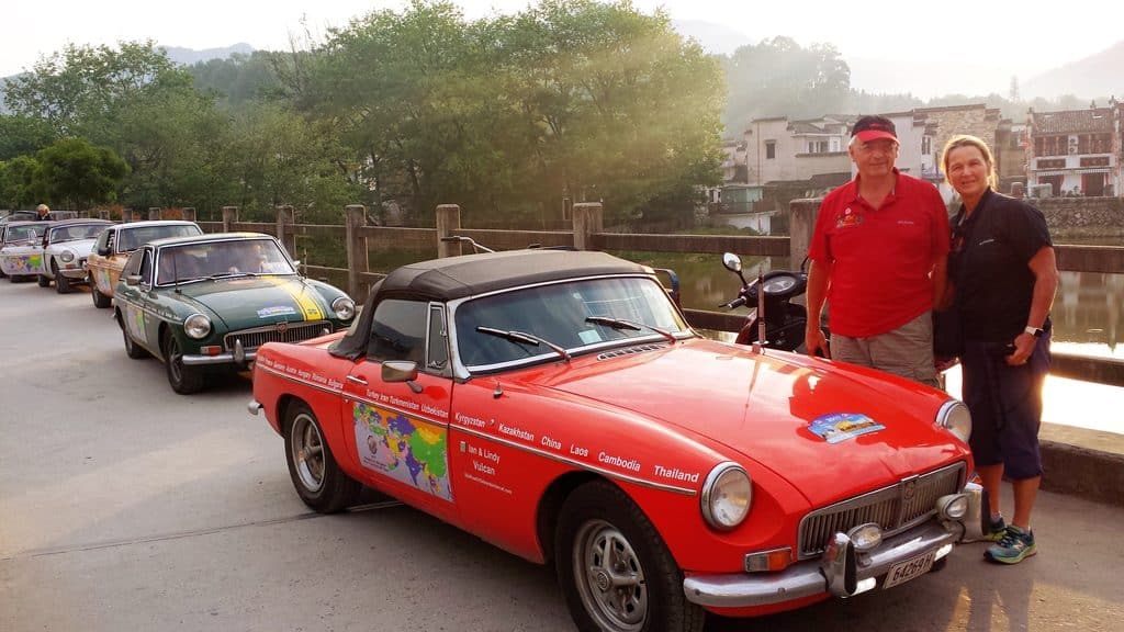 MGB Classic Car Tour Australia-China in 2017