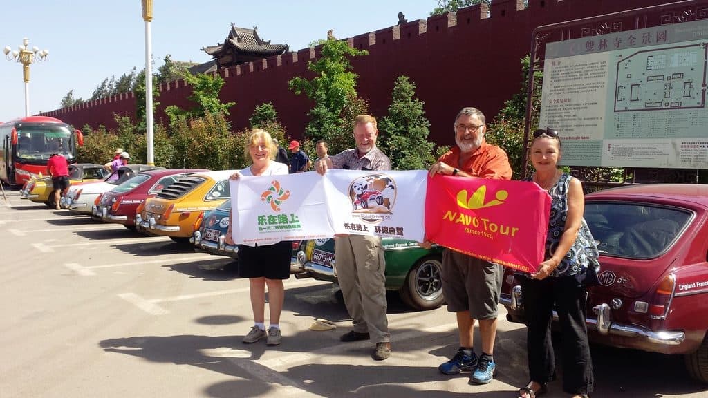 MGB Classic Car Tour Australia-China in 2017