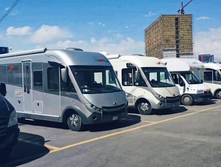 Recreational Vehicle Tour Italy-China in 2016