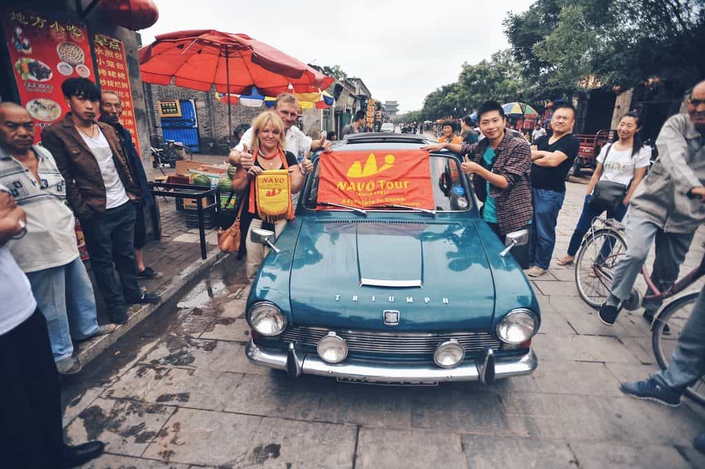 Triumph Classic Car Tour Uk to China 2013