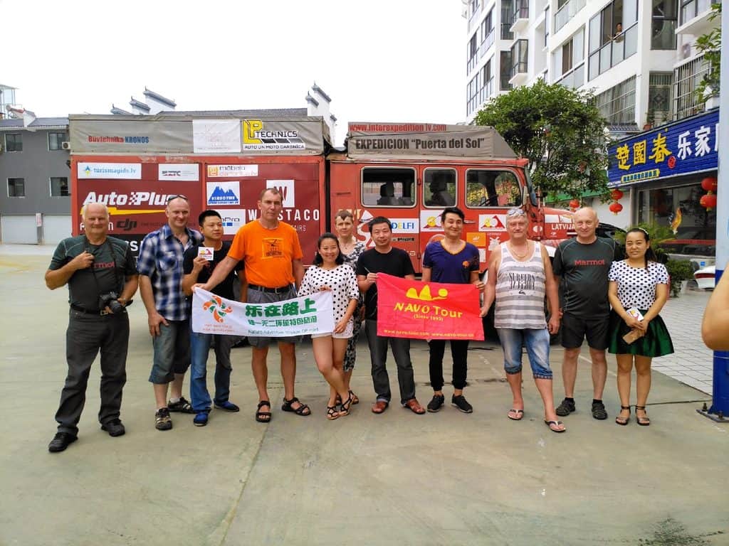 Truck Vehicle Tour Latvia-China in 2017