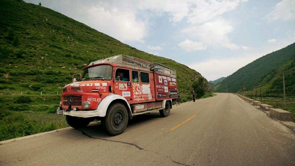 Truck Vehicle Tour Latvia-China in 2017