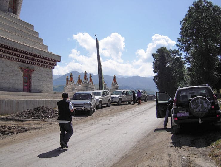 driving from sichuan to tibet