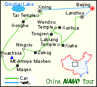 overland travel in amdo 13 days