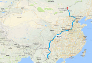 Riding China from Mohan Erenhot in 17 days