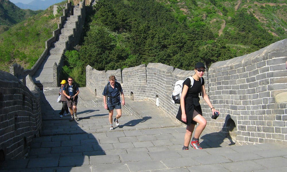trekking in the great wall and famous mountains