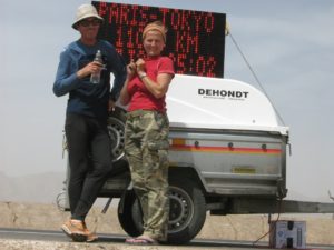 Mr.Serge Gerard,Running from Paris to Tokyo via China