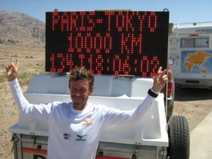 Mr.Serge Gerard,Running from Paris to Tokyo via China