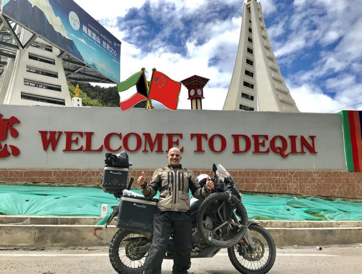 kuwaiti motorcyclist circumnavigates china