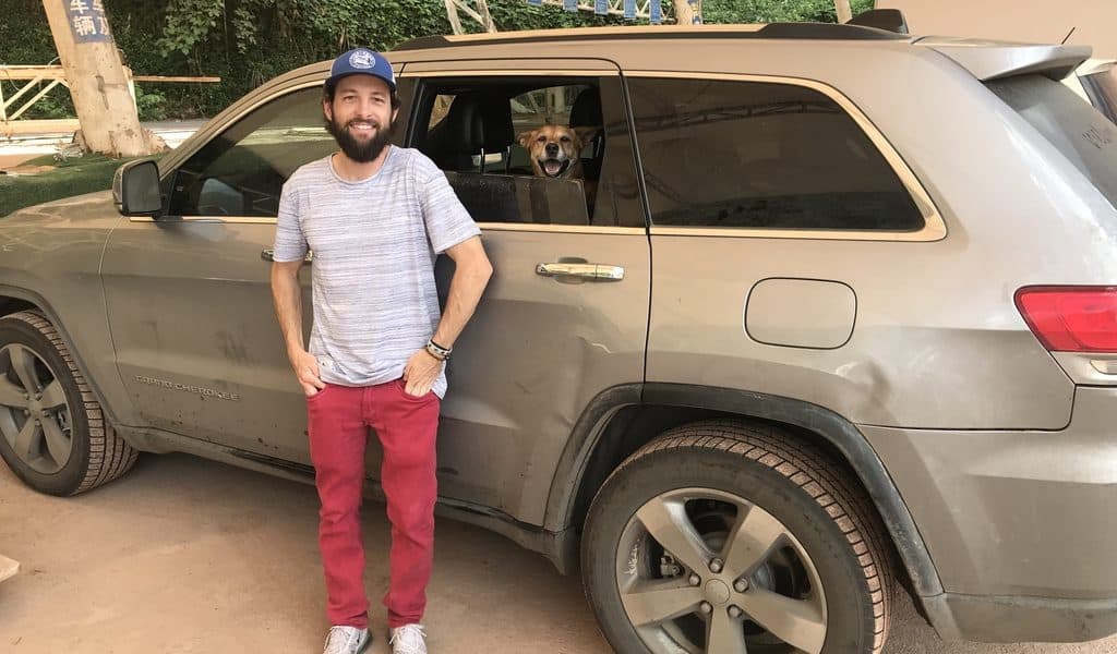 2019 a lovely man and his dog boss adventure in China