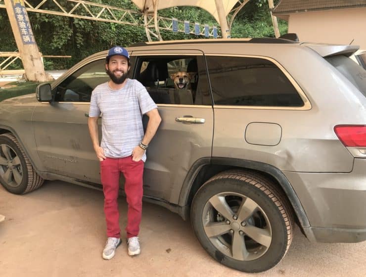 2019 a lovely man and his dog boss adventure in China