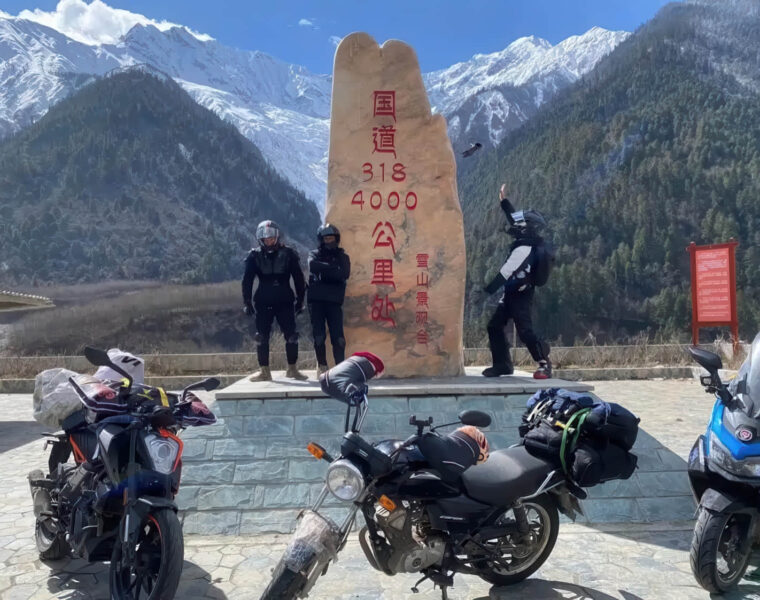winter motorcycle tours in china 04