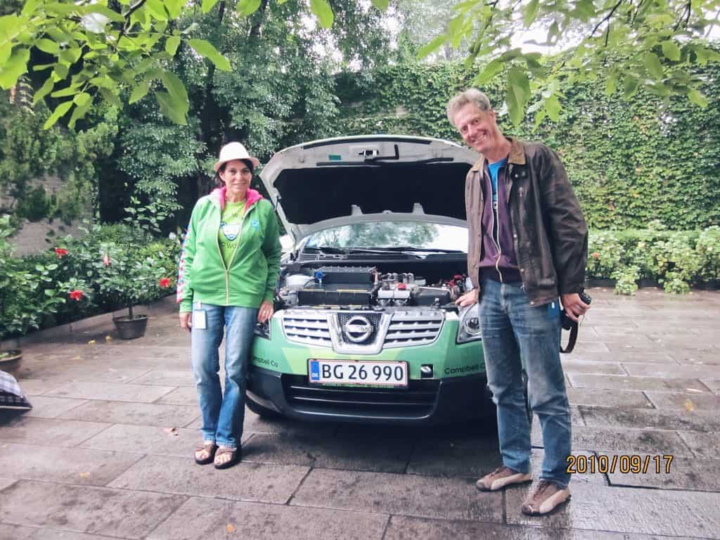 Electric Car World Tour Danmark-China in 2010