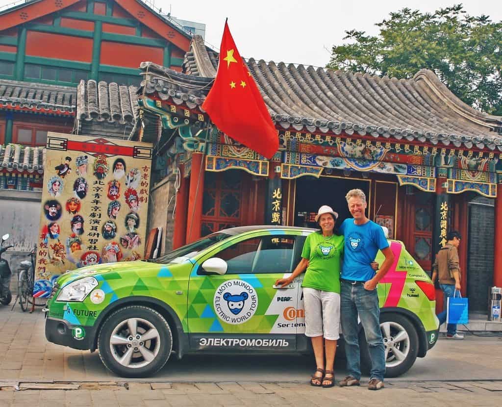 Electric Car World Tour Danmark-China in 2010