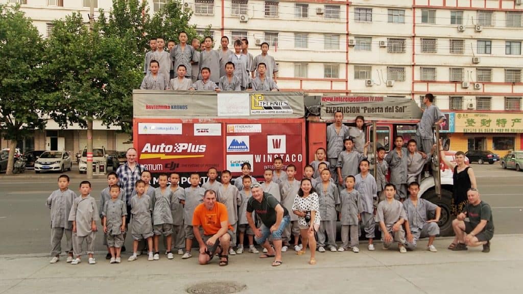 Truck Vehicle Tour Latvia-China in 2017