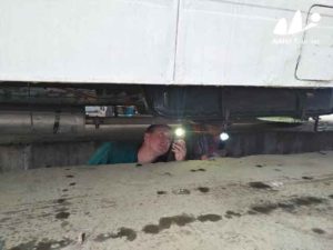 2017 Campervan and its host drive in China