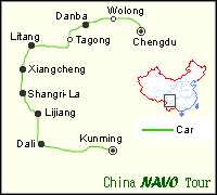 Overland from Chengdu to Kunming 15 days