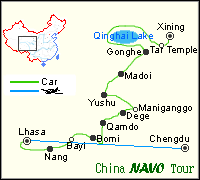 Qinghai tibet High Way Via Tsetang 20 Days