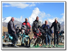 Royal Enfield motorcycle riding adventure