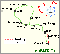 Trekking In The Areas Of Miao And Dong Nationalities