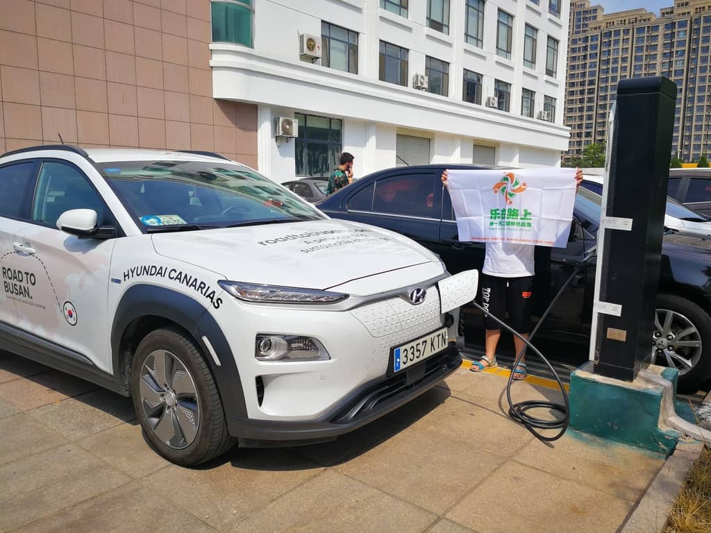 Overland Espagne Chine Korée tour du monde en car EV 08