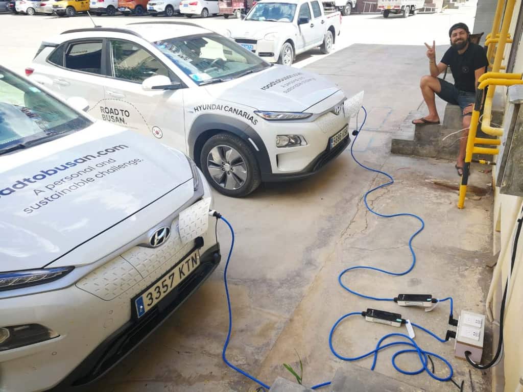 Overland Espagne Chine Korée tour du monde en car EV 14