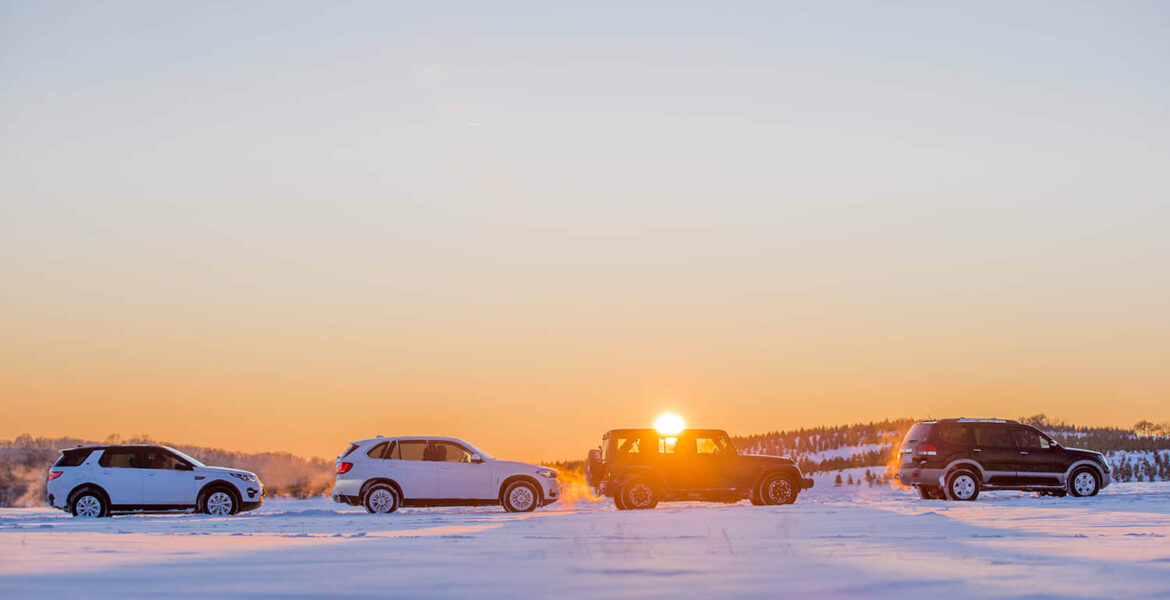 winter road trip china